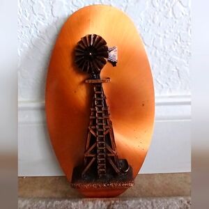 Antique Copperrama Copper Windmill Art